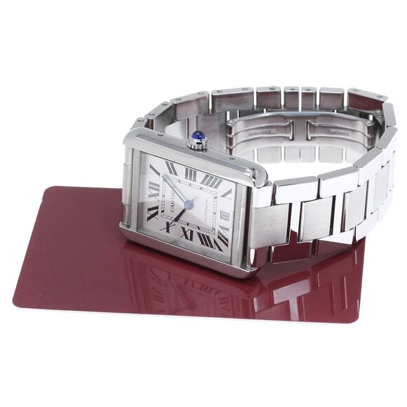 CARTIER Tank solo XL W5200028 Date Silver Dial Automatic Men's Watch_837238 - Picture 6 of 7